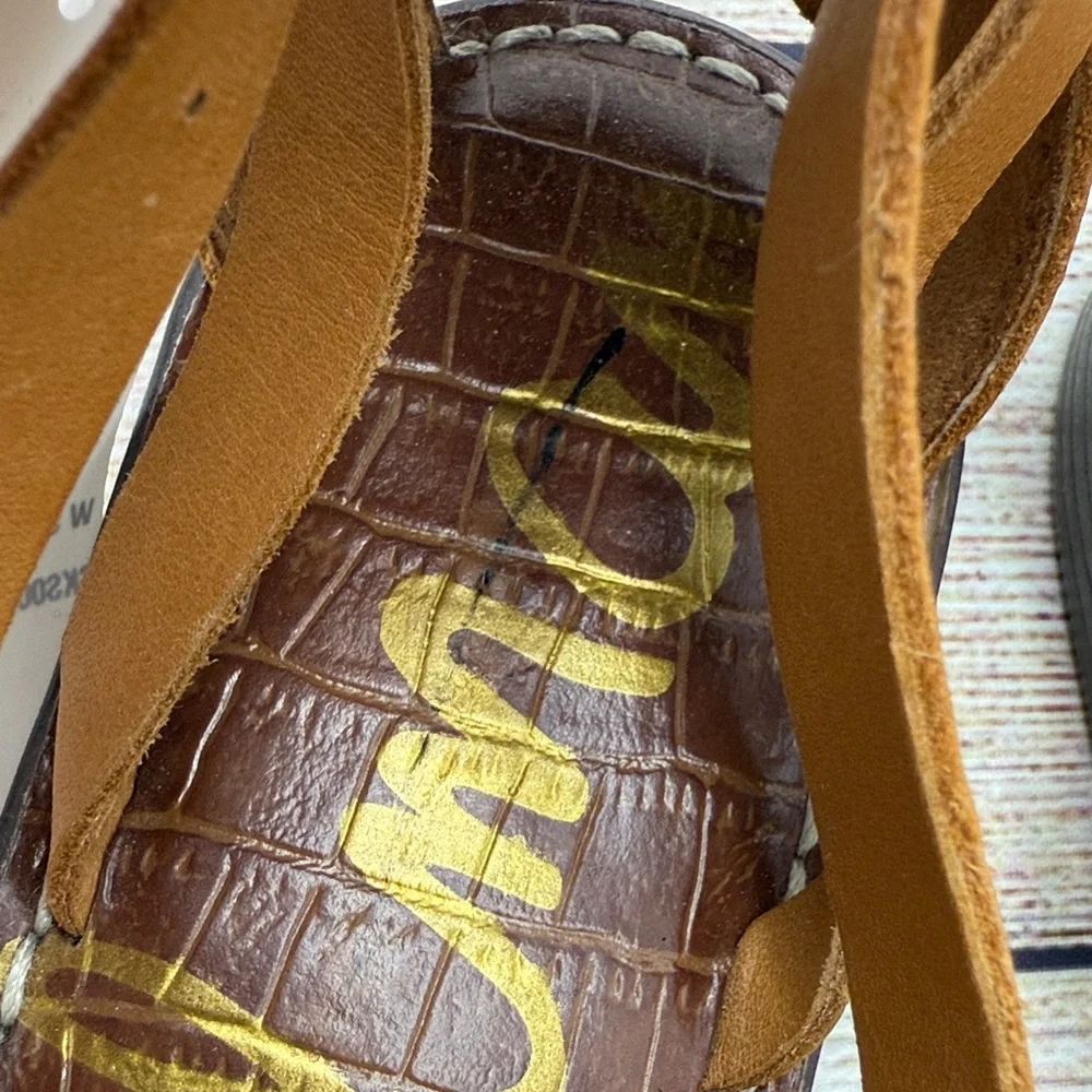 Sam Edelman Brown Strappy Sandals - Picture 2 of 8